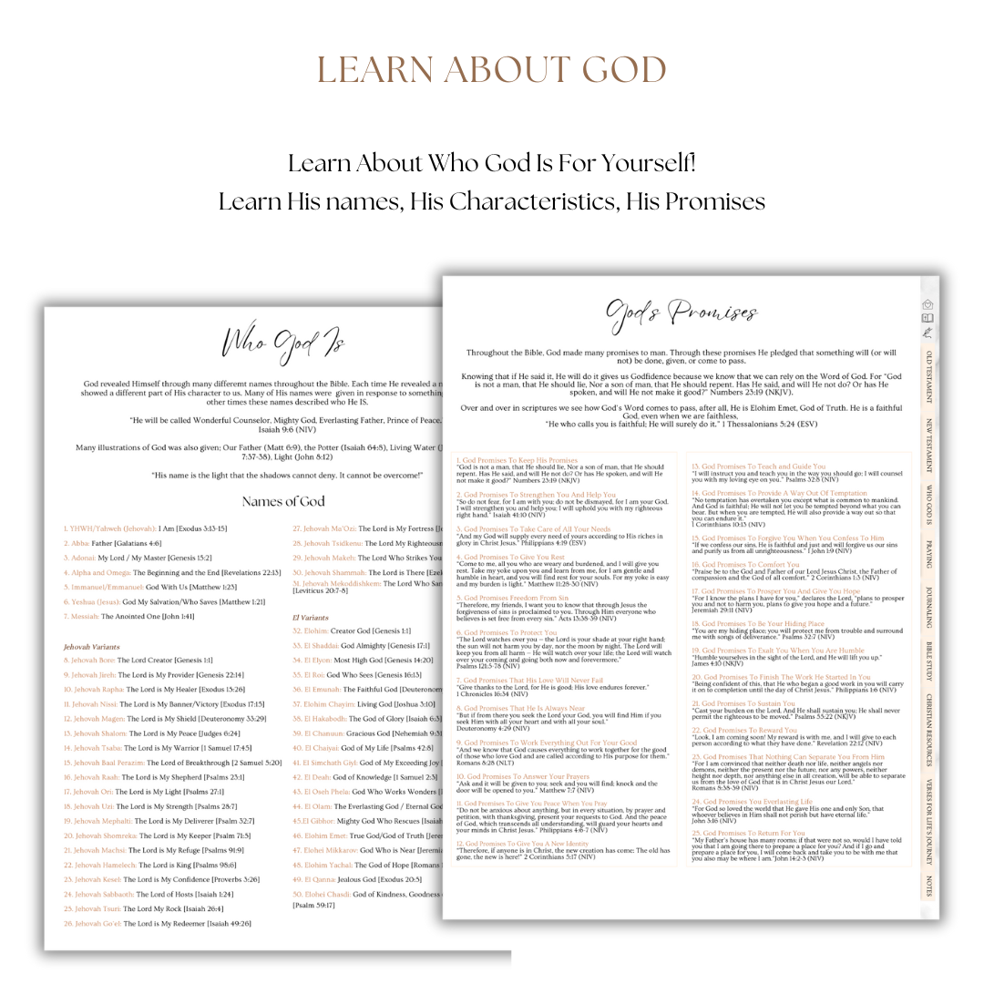 Essential Digital Bible Study Guide With Hyperlinked Tabs [Printable Edition]