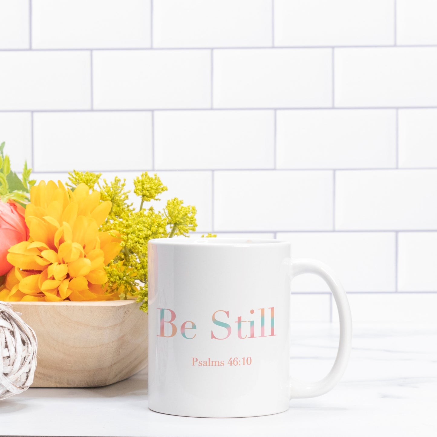 Be Still. Coffee Cup (Psalms 46:10) [Two Sided Mug 11oz]